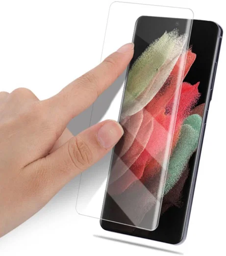 Samsung Galaxy S22 Ultra Screen Protector Tempered UV Glass 3D afbeelding 5