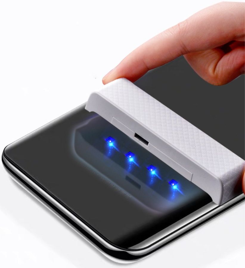 Samsung Galaxy S22 Ultra Screen Protector Tempered UV Glass 3D afbeelding 4