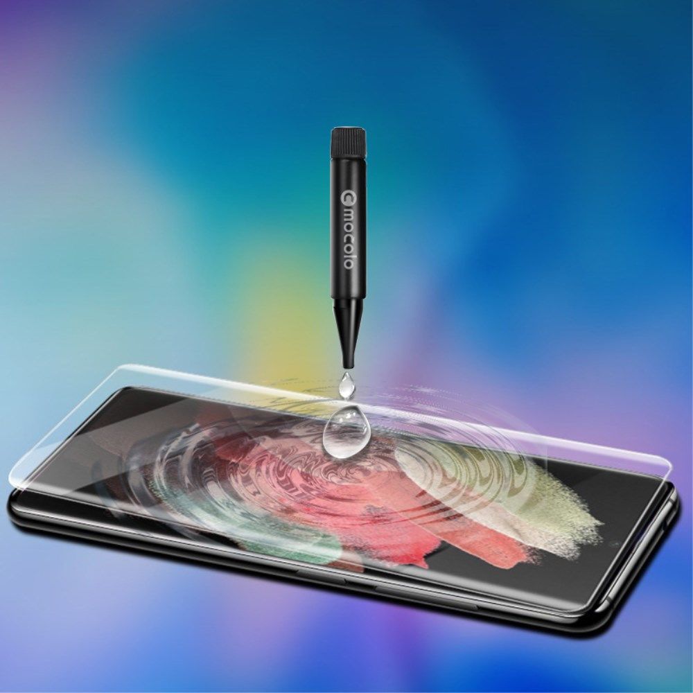 Samsung Galaxy S22 Ultra Screen Protector Tempered UV Glass 3D afbeelding 6