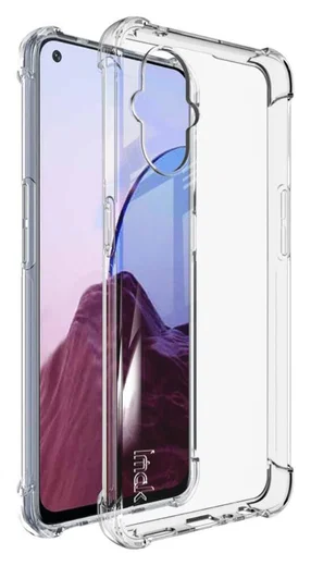 IMAK Oppo Reno 8 Lite Hoesje + Screen Protector Transparant afbeelding 1