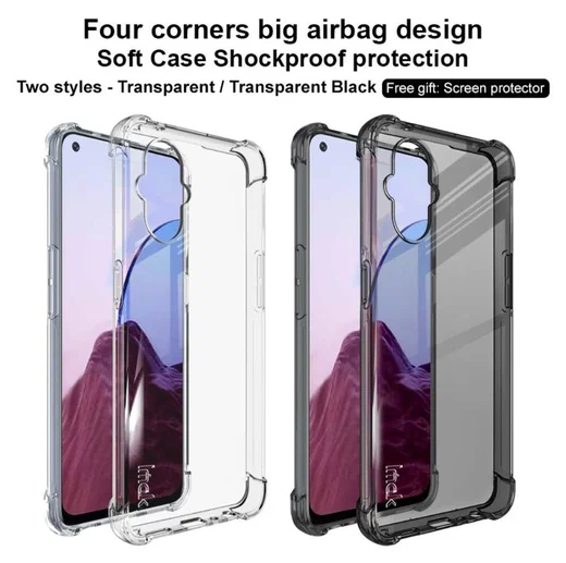 IMAK Oppo Reno 8 Lite Hoesje + Screen Protector Transparant afbeelding 5
