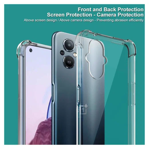 IMAK Oppo Reno 8 Lite Hoesje + Screen Protector Transparant afbeelding 6