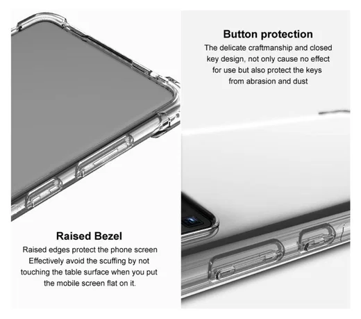 IMAK Oppo Reno 8 Lite Hoesje + Screen Protector Transparant afbeelding 10