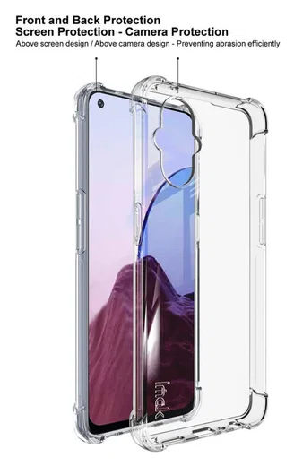 IMAK Oppo Reno 8 Lite Hoesje + Screen Protector Transparant afbeelding 12