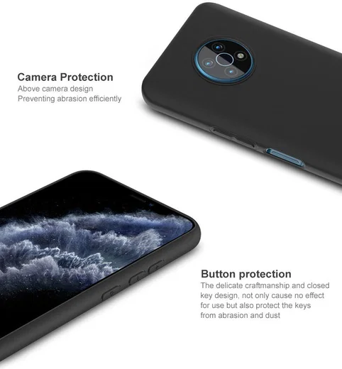 IMAK UC-3 Series Nokia G50 Hoesje Flexibel en Dun TPU Back Cover Zwart afbeelding 5
