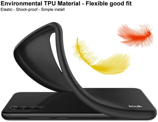 IMAK UC-3 Series Nokia G50 Hoesje Flexibel en Dun TPU Back Cover Zwart afbeelding 7