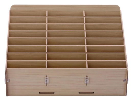 Houten Multi-functionele Telefoon Organizer 24 Vakken afbeelding 2
