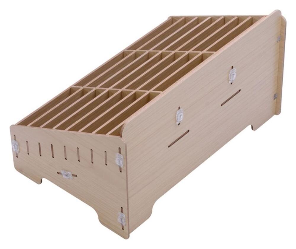 Houten Multi-functionele Telefoon Organizer 24 Vakken afbeelding 4