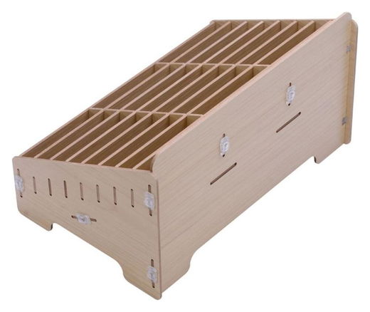 Houten Multi-functionele Telefoon Organizer 24 Vakken afbeelding 4