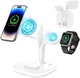 4-in-1 Station 15W Draadloze Oplader Apple iPhone/AirPods/Watch Wit afbeelding 8