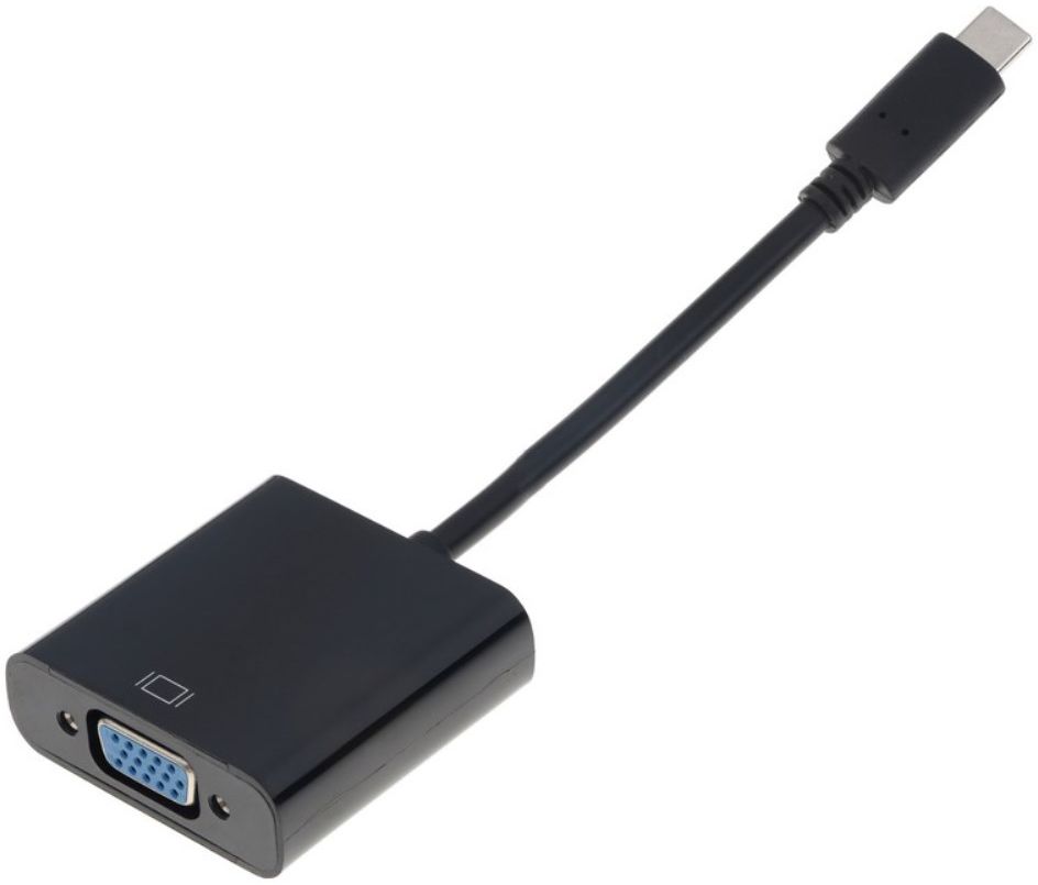 USB Type-C naar VGA Kabel Adapter Zwart afbeelding 4