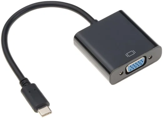 USB Type-C naar VGA Kabel Adapter Zwart afbeelding 5