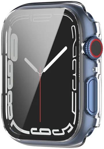 Hoesje met Ingebouwde Tempered Glass voor Apple Watch 7/8/9 41MM afbeelding 6