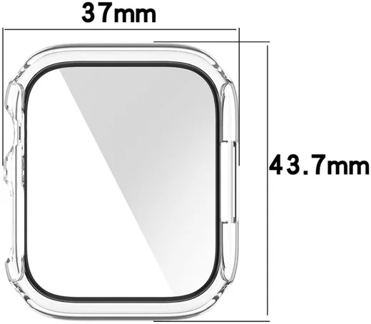 Hoesje met Ingebouwde Tempered Glass voor Apple Watch 7/8/9 41MM afbeelding 8