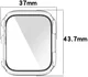 Hoesje met Ingebouwde Tempered Glass voor Apple Watch 7/8/9 41MM afbeelding 8