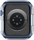 Apple Watch 7/8/9 45MM Hoesje met Tempered Glass - TPU - Zwart/Transparant afbeelding 4