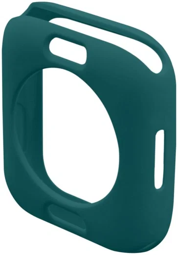 Apple Watch Series 7 / 8 / 9 45MM Hoesje met Screen Protector - TPU - Groen afbeelding 2