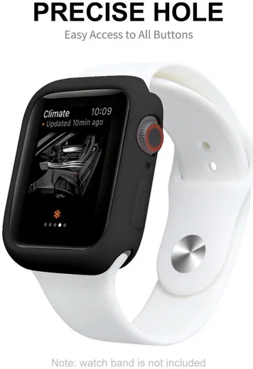 Apple Watch 7 / 8 / 9 41MM Hoesje (Flexibel TPU) + Screen Protector - Groen afbeelding 4