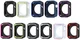 Apple Watch 44MM Hoesje - Schokbestendige Siliconen Cover - Zwart afbeelding 3