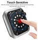 Apple Watch Series 7/8/9 41MM Hoesje met Screenprotector - TPU - Zilver afbeelding 3