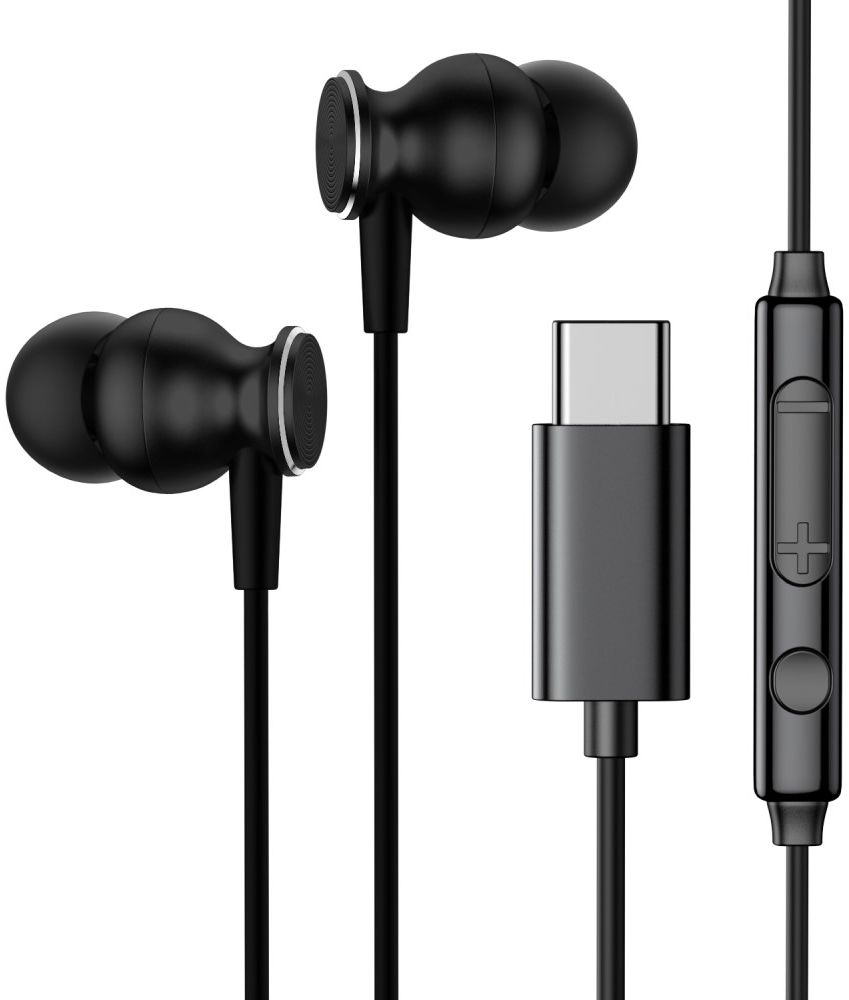 JOYROOM JR-EC04 Type-C In-Ear Headphone Zwart afbeelding 1