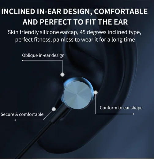 JOYROOM JR-EC04 Type-C In-Ear Headphone Zwart afbeelding 4