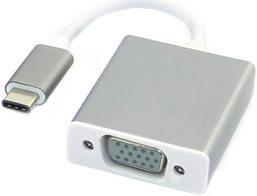 USB Type-C naar VGA Kabel Adapter Zilver afbeelding 4