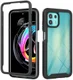 Motorola Edge 20 Lite Hoesje Volledig Schokbestendig Cover Zwart afbeelding 1