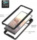 Google Pixel 6 Hoesje Schokbestendig Kickstand Back Cover Zwart afbeelding 2