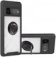 Google Pixel 6 Pro Hoesje Schokbestendig Kickstand Back Cover Zwart afbeelding 1