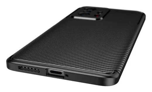 Xiaomi Mi 11T / 11T Pro Hoesje Siliconen Carbon TPU Back Cover Zwart afbeelding 7