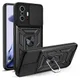 Xiaomi Mi 11T / 11T Pro Hoesje Camera Slider en Kickstand Ring Zwart afbeelding 1