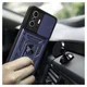 Xiaomi Mi 11T / 11T Pro Hoesje Camera Slider en Kickstand Ring Blauw afbeelding 2