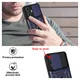 Xiaomi Mi 11T / 11T Pro Hoesje Camera Slider en Kickstand Ring Blauw afbeelding 3