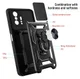 Xiaomi Mi 11T / 11T Pro Hoesje Camera Slider en Kickstand Ring Blauw afbeelding 5