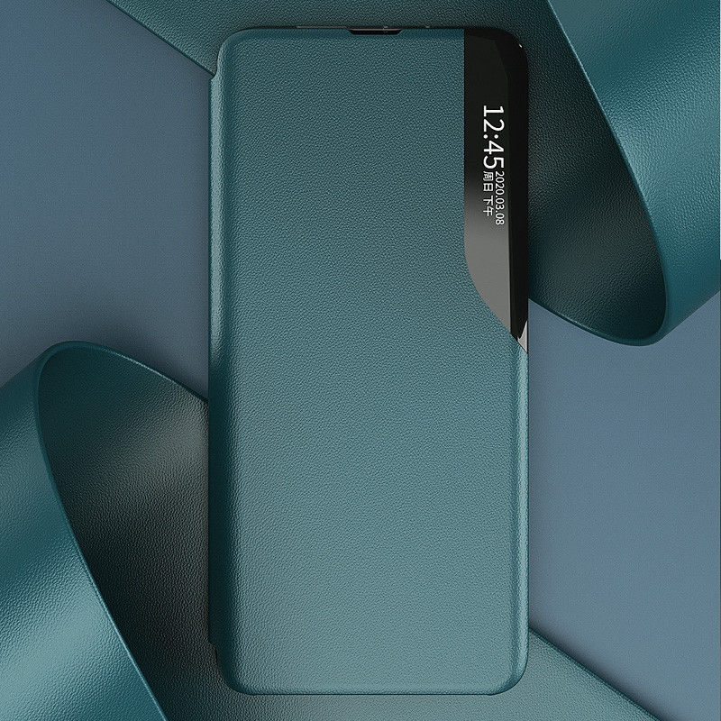 Xiaomi Mi 11T / 11T Pro Hoesje Book Case met Side Display Blauw afbeelding 6