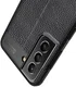 Samsung Galaxy S21 FE Hoesje Leren Litichi Textuur Back Cover Blauw afbeelding 4