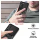 Samsung Galaxy S21 FE Hoesje Camera Slider en Kickstand Ring Zwart afbeelding 5