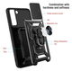 Samsung Galaxy S22 Hoesje met Camera Slider en Kickstand Ring Zwart afbeelding 6