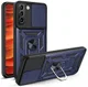 Samsung Galaxy S22 Plus Hoesje Camera Slider en Kickstand Ring Blauw afbeelding 1
