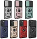 Samsung Galaxy S22 Plus Hoesje Camera Slider en Kickstand Ring Blauw afbeelding 7