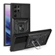 Samsung Galaxy S22 Ultra Hoesje Camera Slider en Kickstand Ring Zwart afbeelding 1
