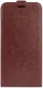 Samsung Galaxy A33 Hoesje Verticale Flip Wallet Case Bruin afbeelding 2