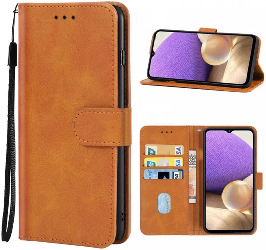 Samsung Galaxy A33 Hoesje Portemonnee Wallet Book Case Bruin afbeelding 5