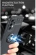 Samsung Galaxy A33 Hoesje met Magnetische Kickstand Ring Zwart afbeelding 3
