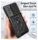 Samsung Galaxy A33 Hoesje met Camera Slider en Kickstand Ring Blauw afbeelding 5