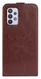 Samsung Galaxy A53 Hoesje Verticale Flip Wallet Case Bruin afbeelding 3