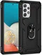 Samsung Galaxy A53 Hybride Hoesje met Kickstand Ring Zwart afbeelding 2