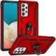 Samsung Galaxy A53 Hybride Hoesje met Kickstand Ring Rood afbeelding 1