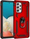 Samsung Galaxy A53 Hybride Hoesje met Kickstand Ring Rood afbeelding 2